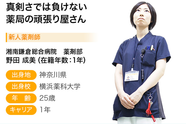 [新人薬剤師] 野田 成美